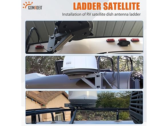 GOMADEIT Ladder Satellite Mount