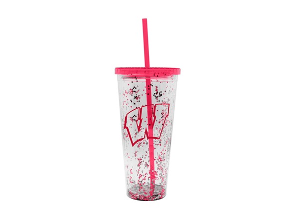 WISCONSIN Premium Confetti Tumbler