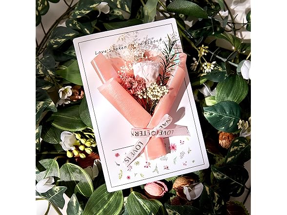 LoveEcho Handmade Floral Greeting Card
