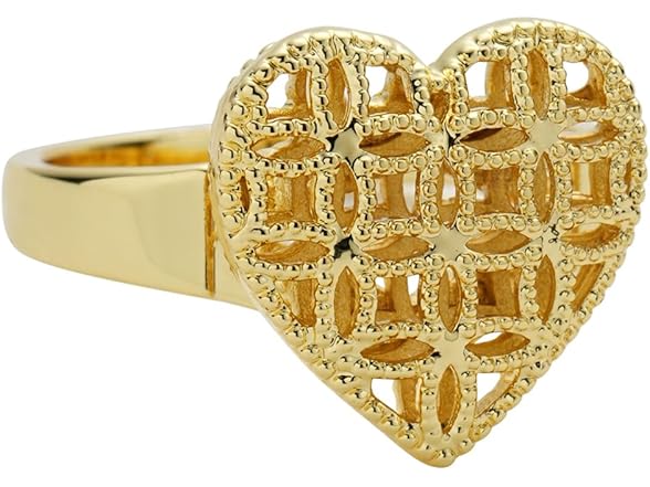 14K Gold Heart Shaped Nugget Rings (7)