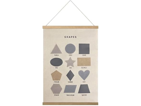Bon et Beau Embroidered Shape Poster