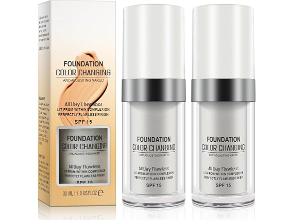 ReviGlam TLM Color Changing Foundation 2 Pack