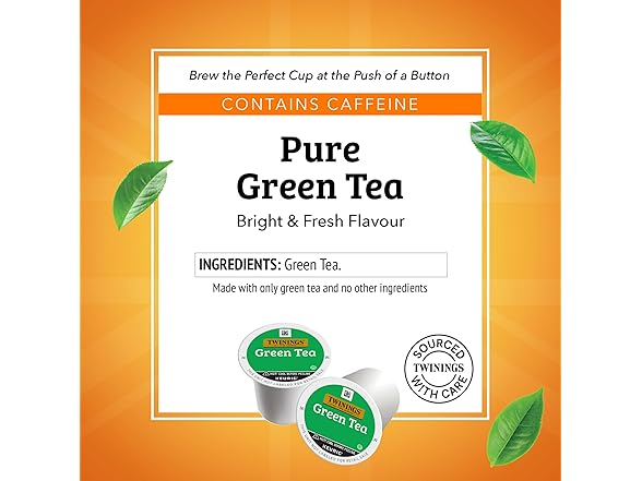24Ct Twinings Green Tea K-Cup Pods for Keurig