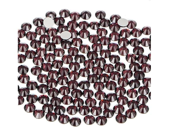 CMBYN Glue Fix Crystal Flatback Rhinestones- Amethyst