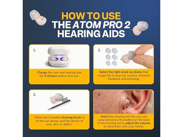 ATOM PRO 2 Wireless OTC Hearing Aid