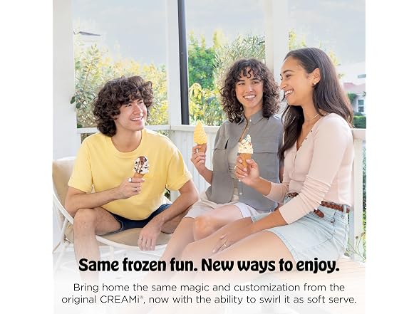 Ninja CREAMi Swirl Ice Cream and Soft Serve Maker