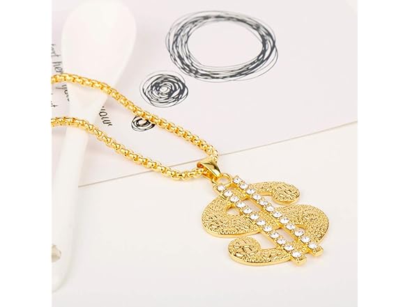 HUITIAN INTL Dollar sign necklace