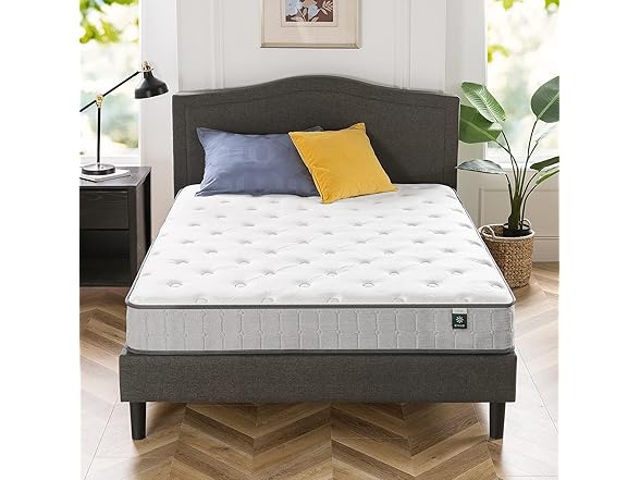 Zinus 8 Inch Comfort Support Cooling Gel Hybrid Mattress