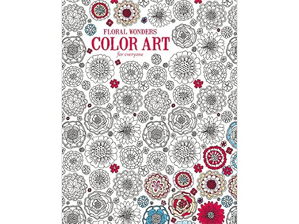 LolliZ Floral Wonders Coloring Book
