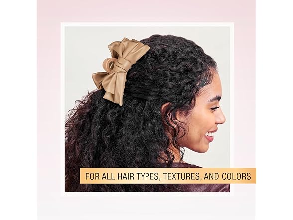 Scunci by Conair faux leather bow claw clip