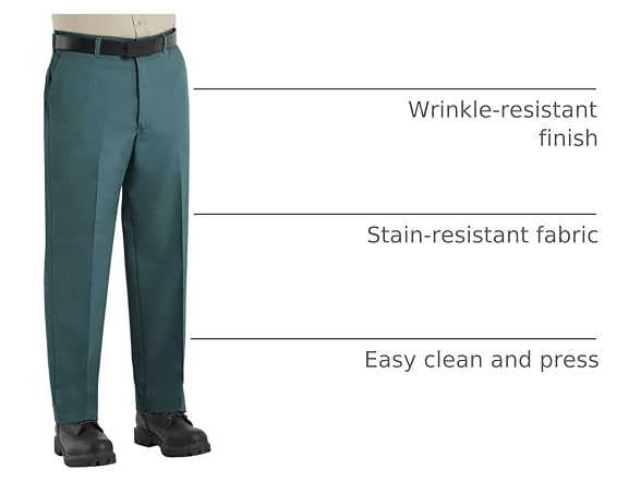 Red Kap Men (28) Wrinkle-Resistant Cotton Pant