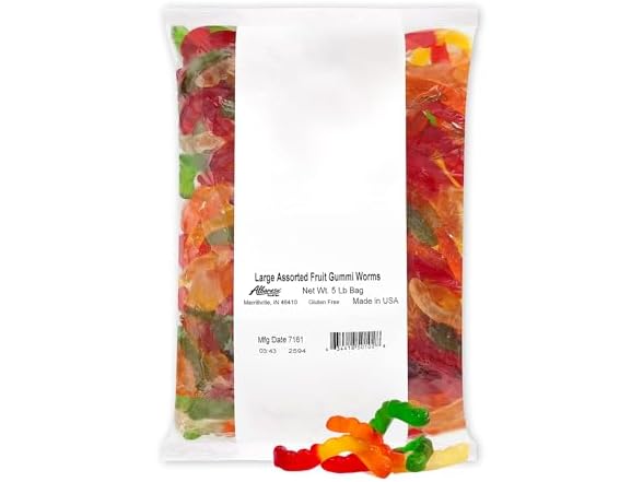 Albanese Candy, Large Assorted Fruit Gum