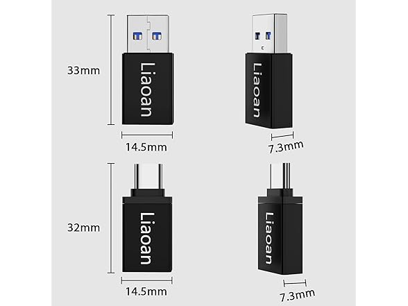 Liaoan USB C to USB Adapter