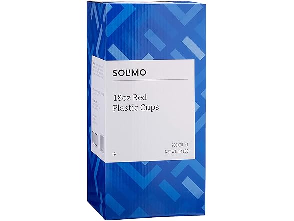 Amazon Brand - Solimo Amazon Brand - Solimo 18oz Disposable
