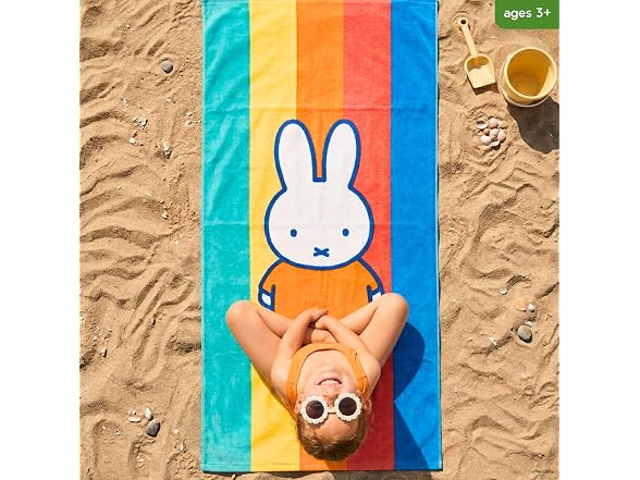 Miffy Kids Cotton Beach Towel