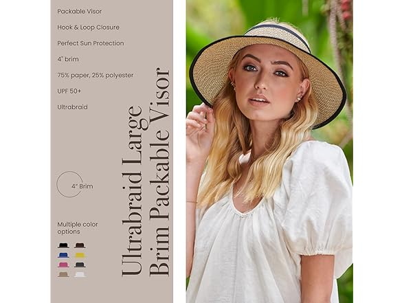 San Diego Hat Company's Visor