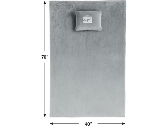 1 or 2Pk Comfort Fly Travel Blanket
