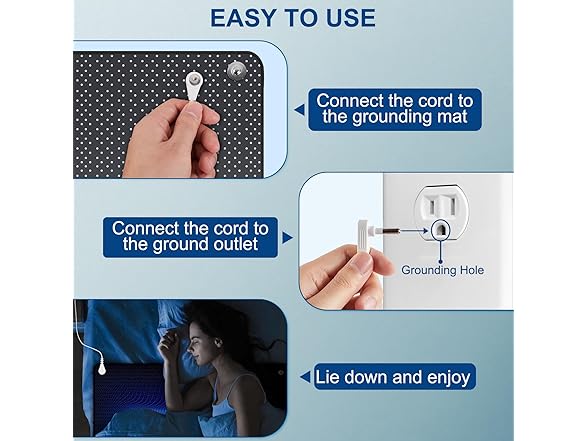 Safotad Grounding Mat for Bed