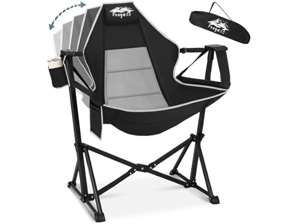 Black Hammock Camping Chair