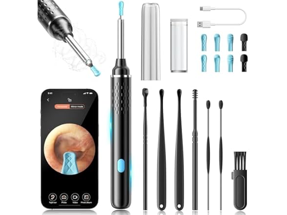 Coonyes Ear Wax Removal Tool with Camera