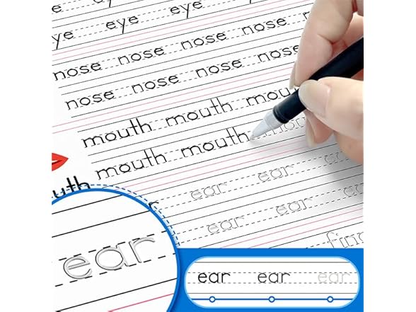 Timetome Magic Grooved Writing Practice Books