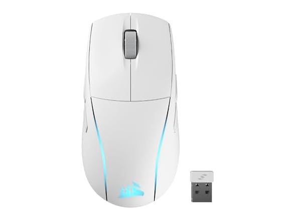 Corsair M75 Wireless RGB Gaming Mouse, White