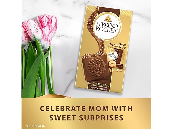 Ferrero Rocher Milk Hazelnut Squares 3.7oz