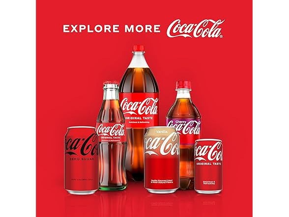 8PK Coca-Cola Soda Soft Drinks, 12 fl oz