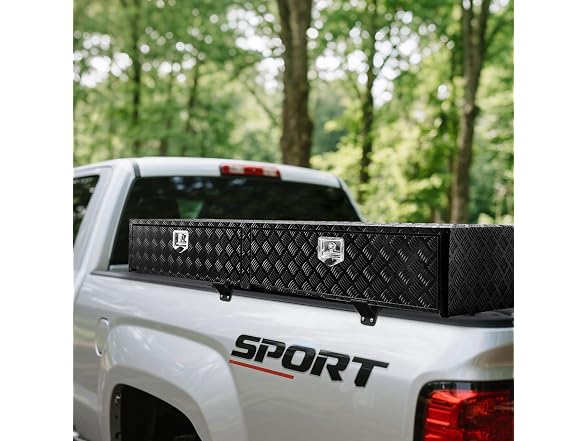 Takywep 72'' Heavy Duty Aluminum Truck Tool Box Black