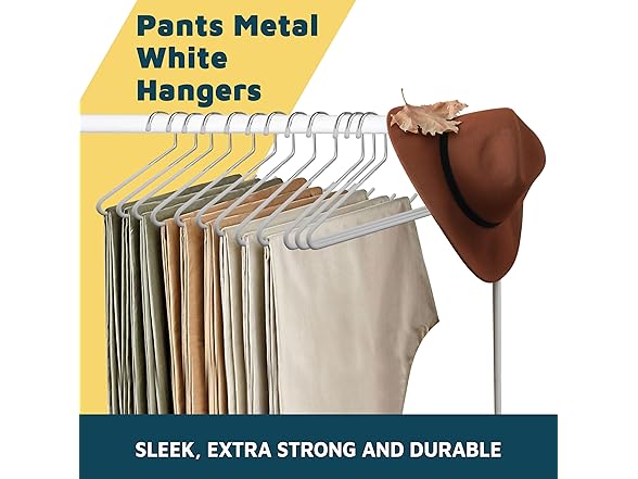 Lifemaster Metal Pants Hanger Set- 20Pcs