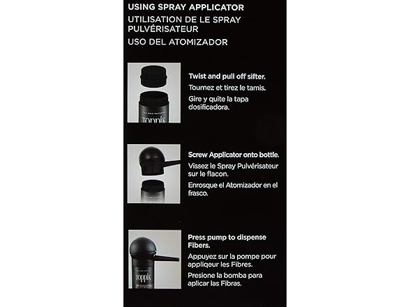 2 Pack Toppik Spray Applicator