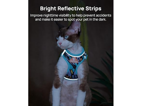 PetThem Upgraded Cat Harness and Leash Set