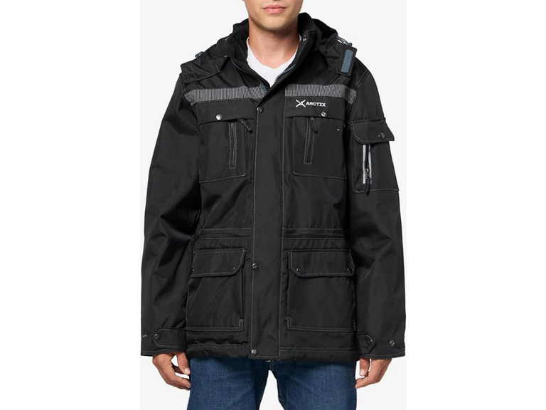 Arctix Men's Performance Tundra Jacket With Added Visibility, Black, 4X-Large