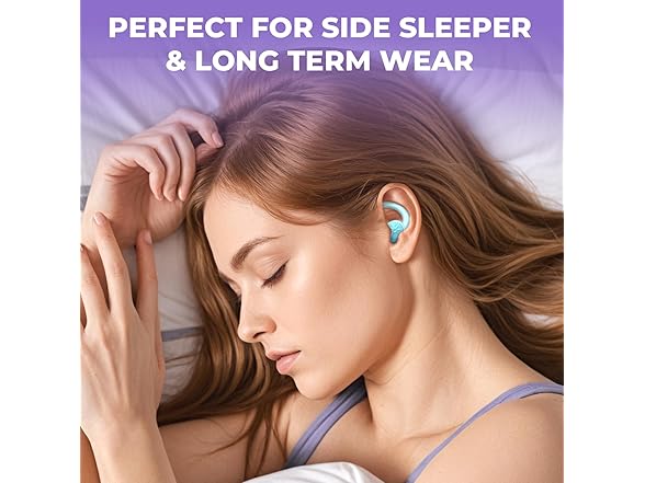 Roinoim Ear Plugs for Sleeping 2 Pairs