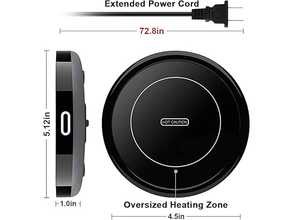 BESTINNKITS Smart Coffee Cup Warmer Set