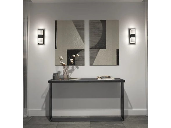 Atomi AT2425 Atomi WALL SCONCE 2PK Black and White