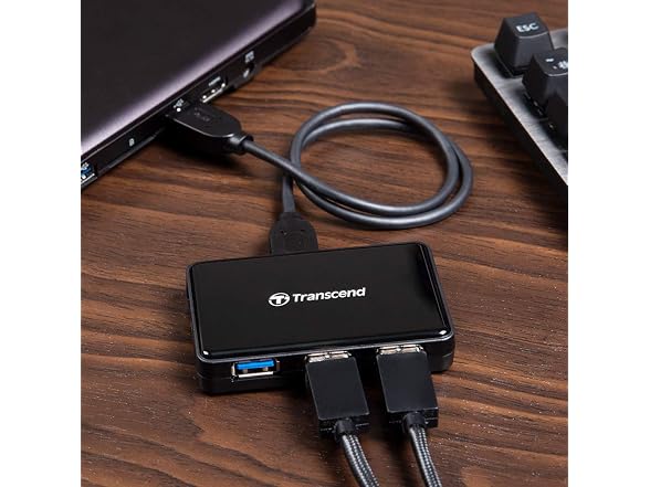 Transcend Transcend USB 3.0 4-Port Hub TS-HUB3K, B