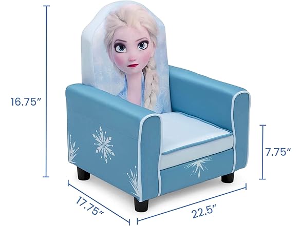 Delta Frozen Elsa Upholstered Kids Chair