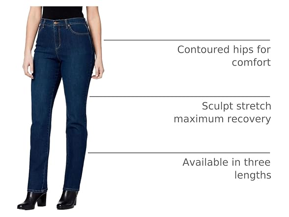 Gloria Vanderbilt Women (8 Long) Classic High Jean
