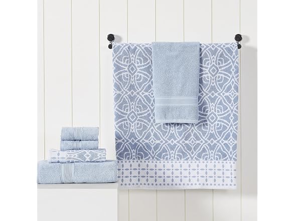 Modern Threads Monroe 6-Piece 100% Cotton Towel Set