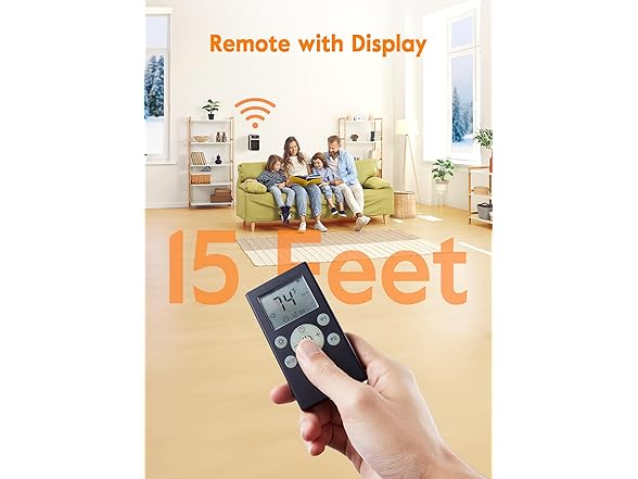 Givebest Cyber 800W Plug in Heater with ECO Mode Save Energy