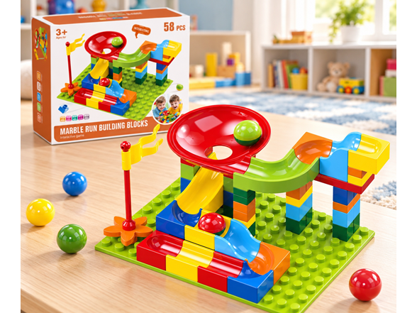 Marble Run Set 58 Piece Set