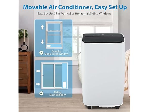 KOKEBREN 12,000 BTU Portable Air Conditioner