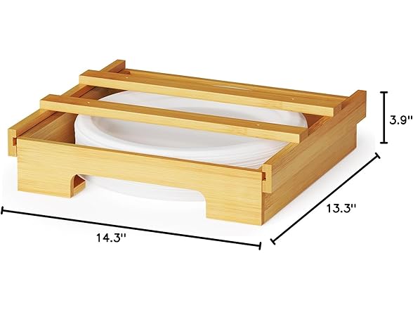 SpaceAid 12-inch Paper Plate Dispenser