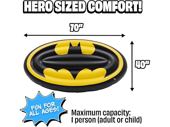 Batman Extra Large Pool Floats