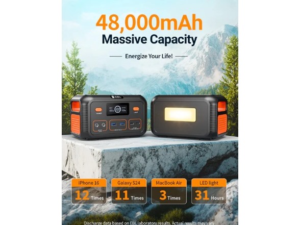 EBL P150 150W Portable Power Station Orange
