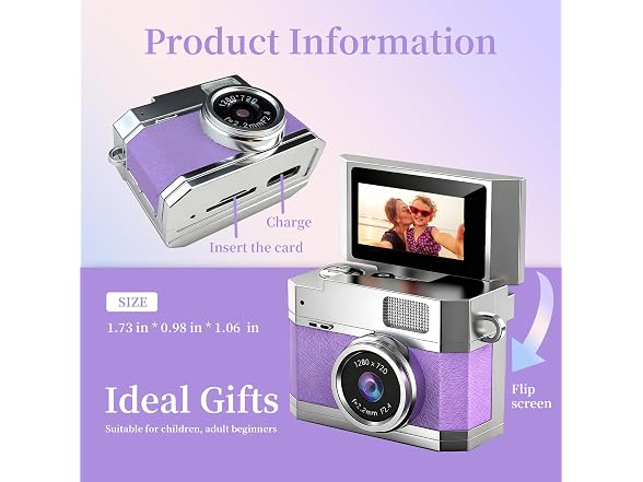 XINSENMAO Mini Thumb Digital Camera Keychain