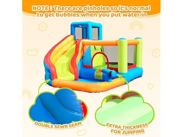Combo Bounce House Water Slide