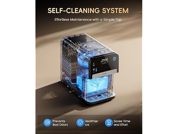 ecozy Smart Nugget Ice Maker Dispenser