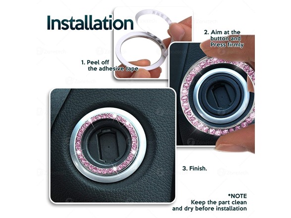 Zone Tech Pink Ring Emblem Sticker 10Pk